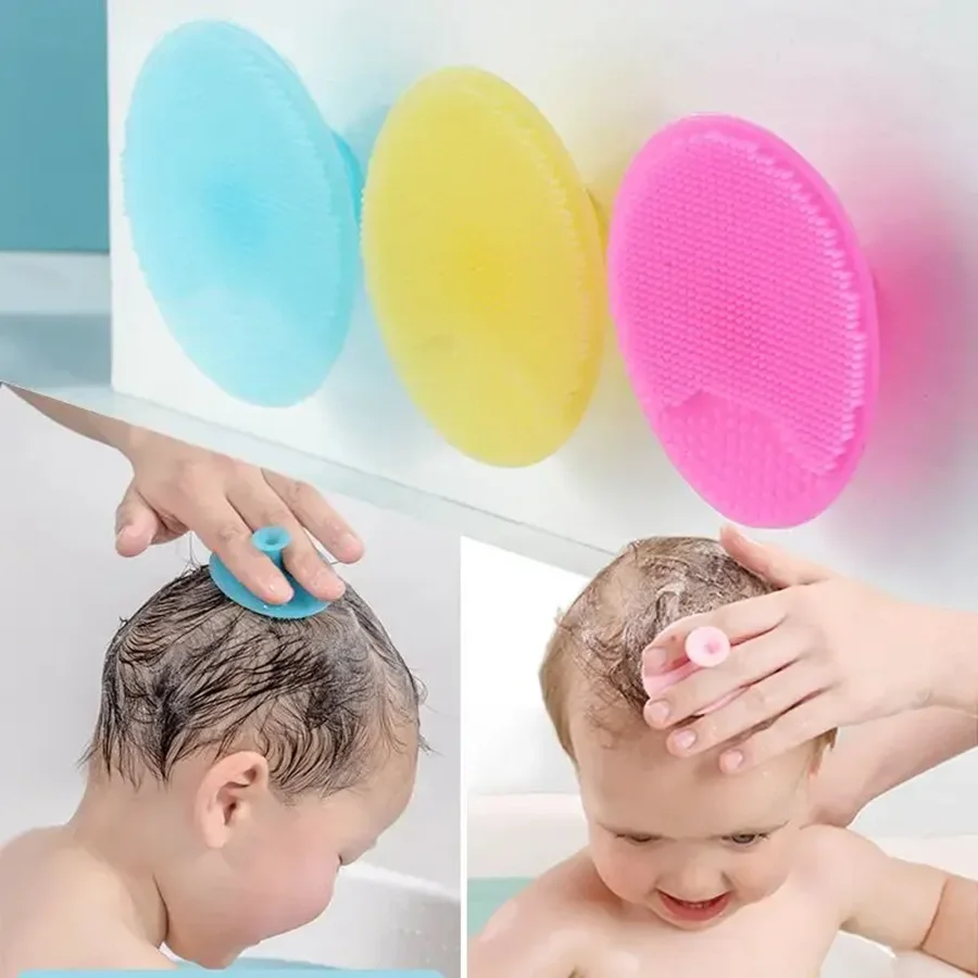 Hair Care For Baby - Brosse de massage en silicone pour