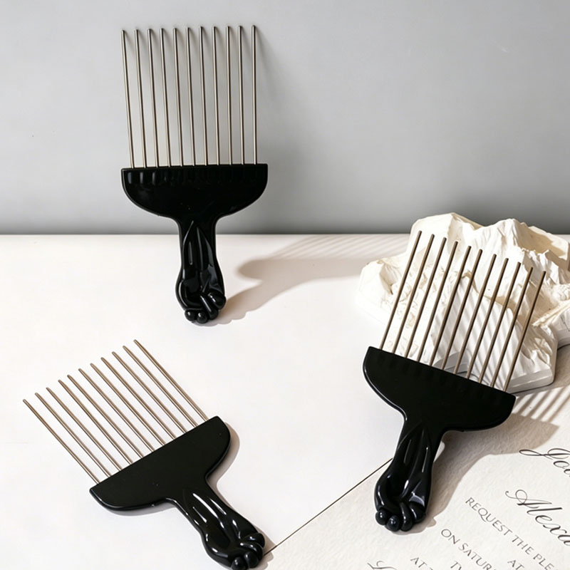 Afro Pick Comb - Nouvelle Brosse à Cheveux Professionnelle pour