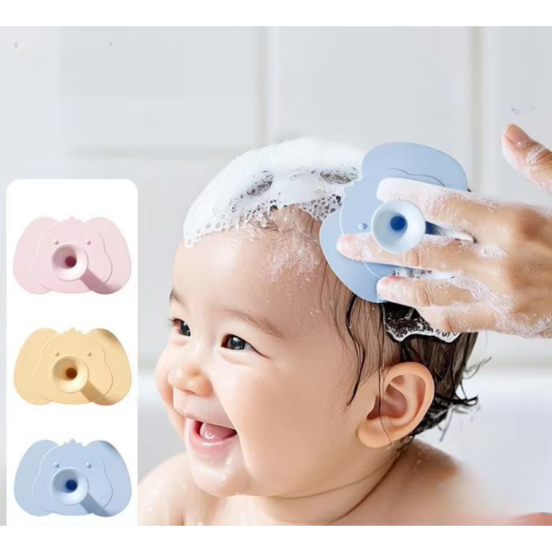Hair Care For Baby - Brosse à shampoing en Silicone pour