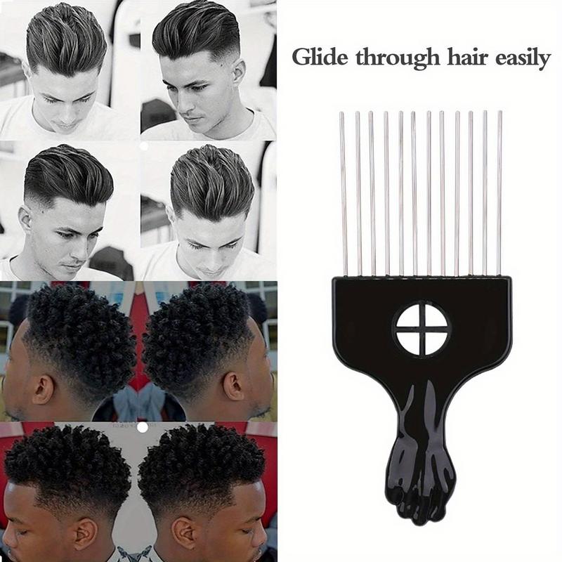 Afro Pick Comb - Lot de 2 peignes afro en