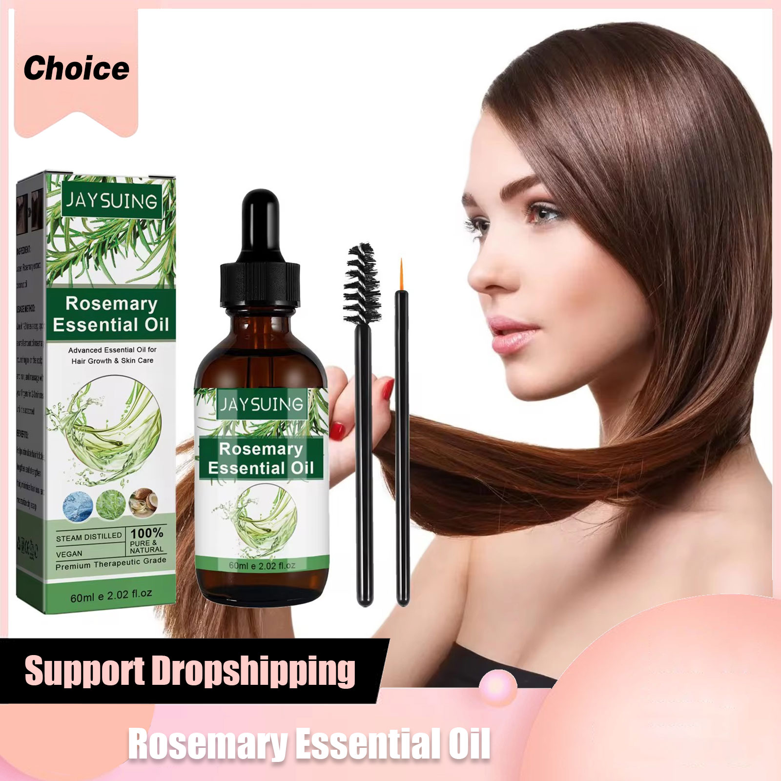 Hair Care For Hair Growth - Huile essentielle de romarin pour la