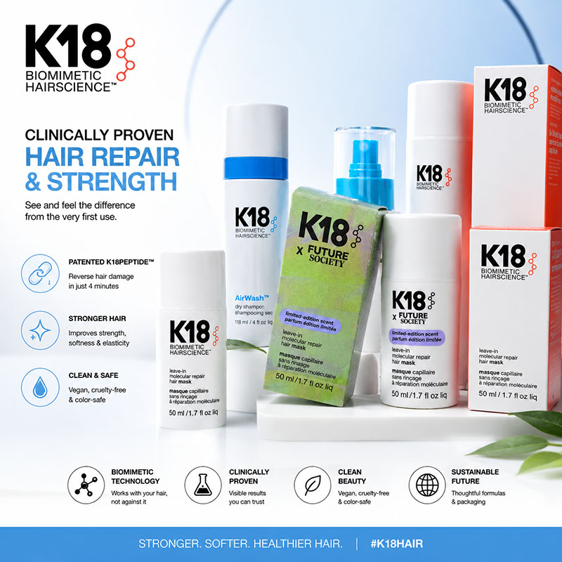 Hair Care K18 - Nouveau Masque Capillaire Réparateur Moléculaire Sans
