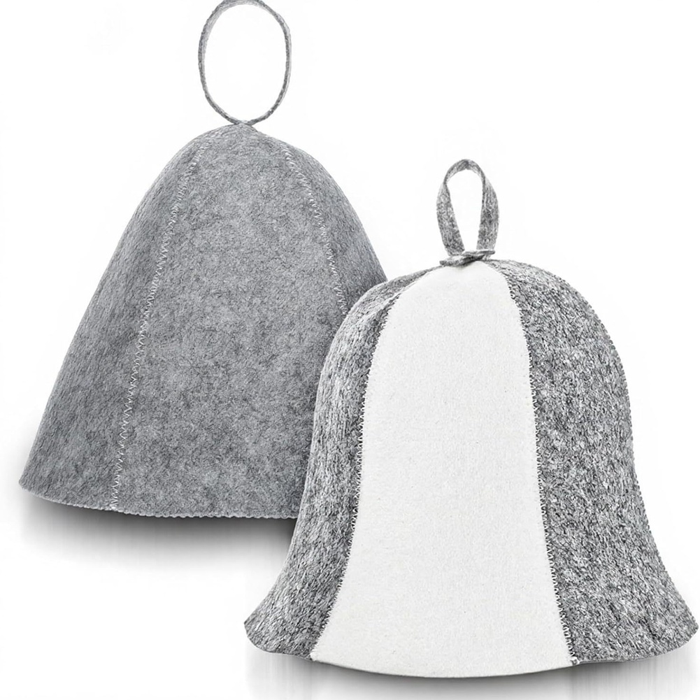 Hair Care Daily Routine - Chapeau de sauna gris pour la