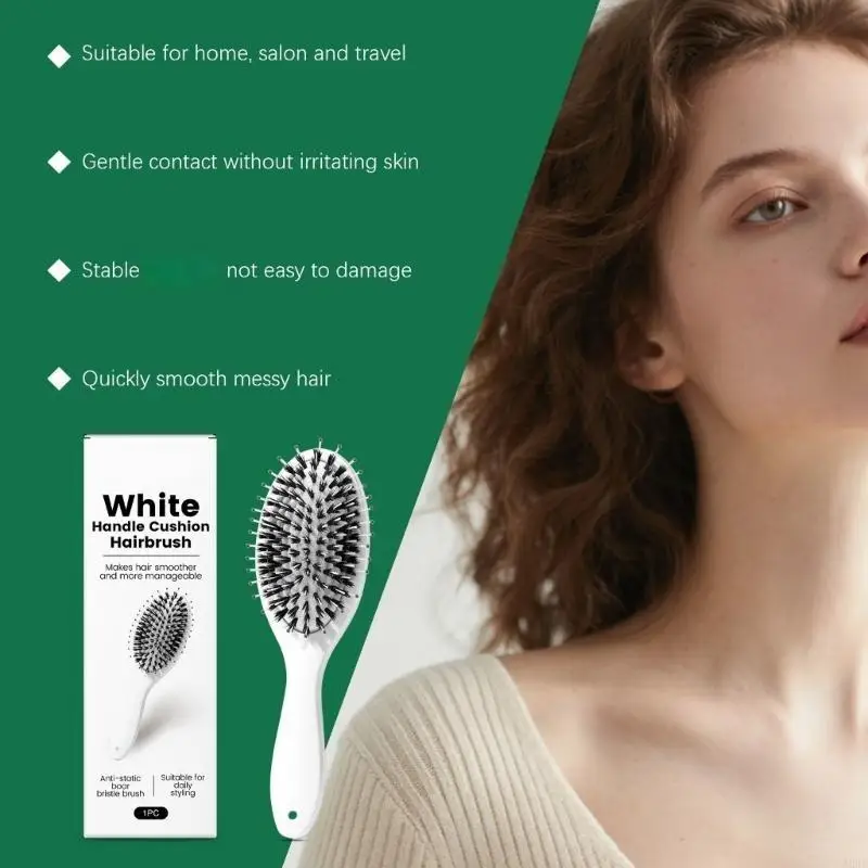 Hair Care Daily Routine - Les poils sanglier brosse en nylon