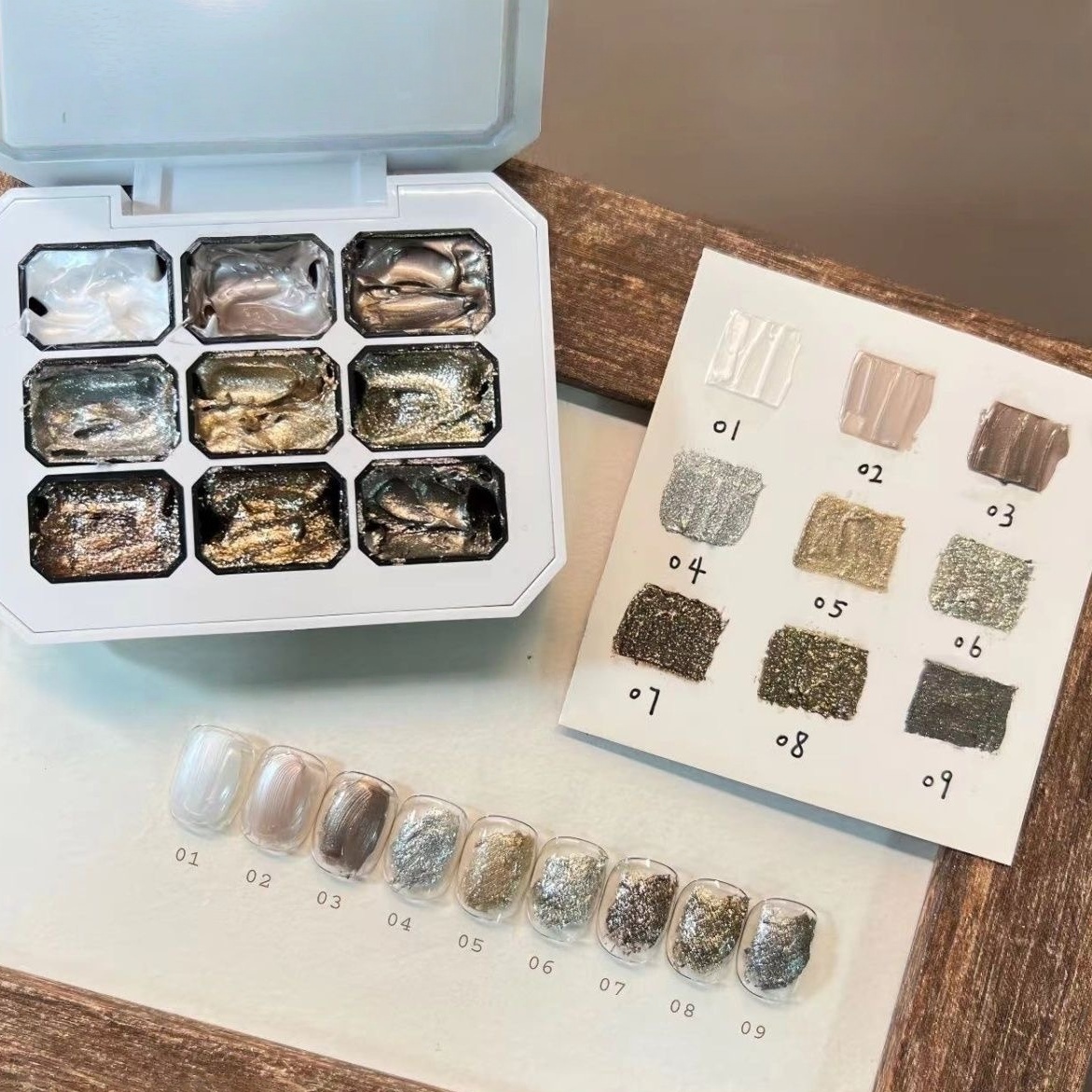 Lot de 9 vernis à ongles solid - Hair Care Gel avis et prix