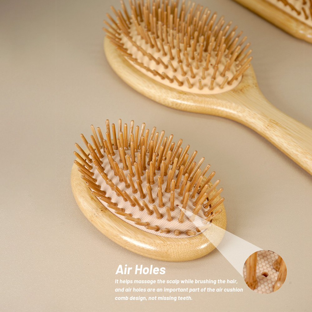 Brosse à cheveux en bambou, br - Hair Care Daily Routine avis et prix