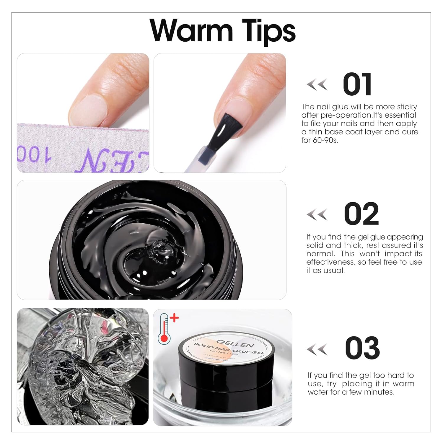 GELLEN Gel Solide Transparent  - Hair Care Gel avis et prix