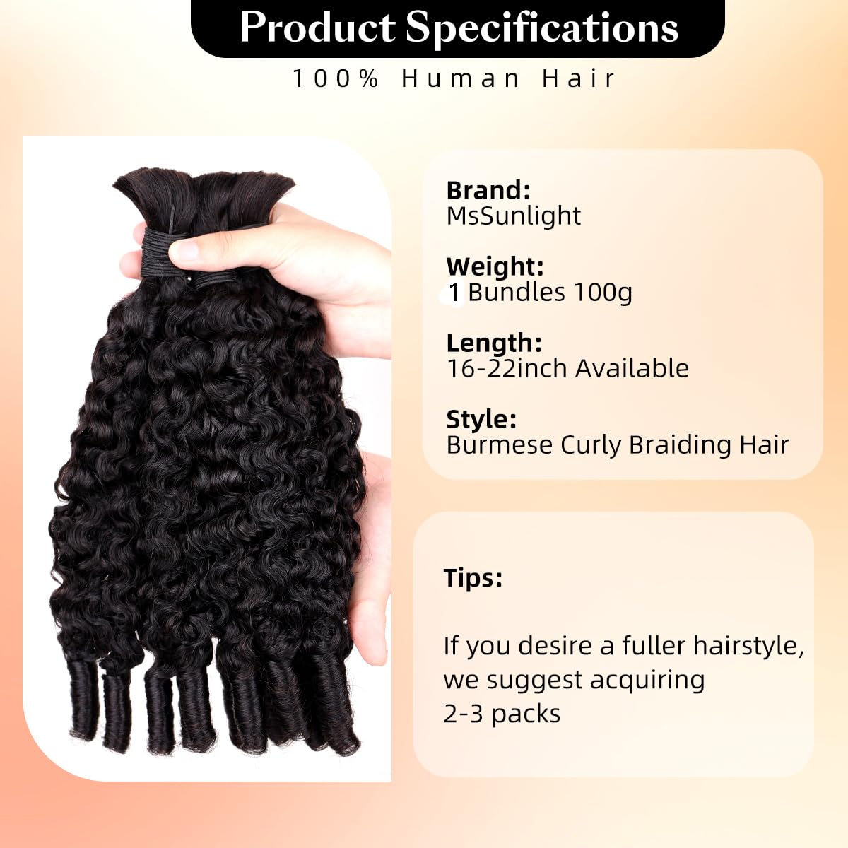 Cheveux humains à tresser 15A  - Hair Care Indian avis et prix