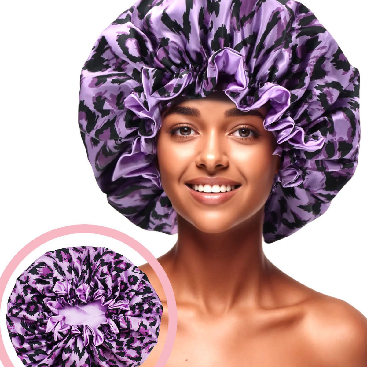 Bonnet de nuit en satin double - Hair Care Sunsilk avis et prix