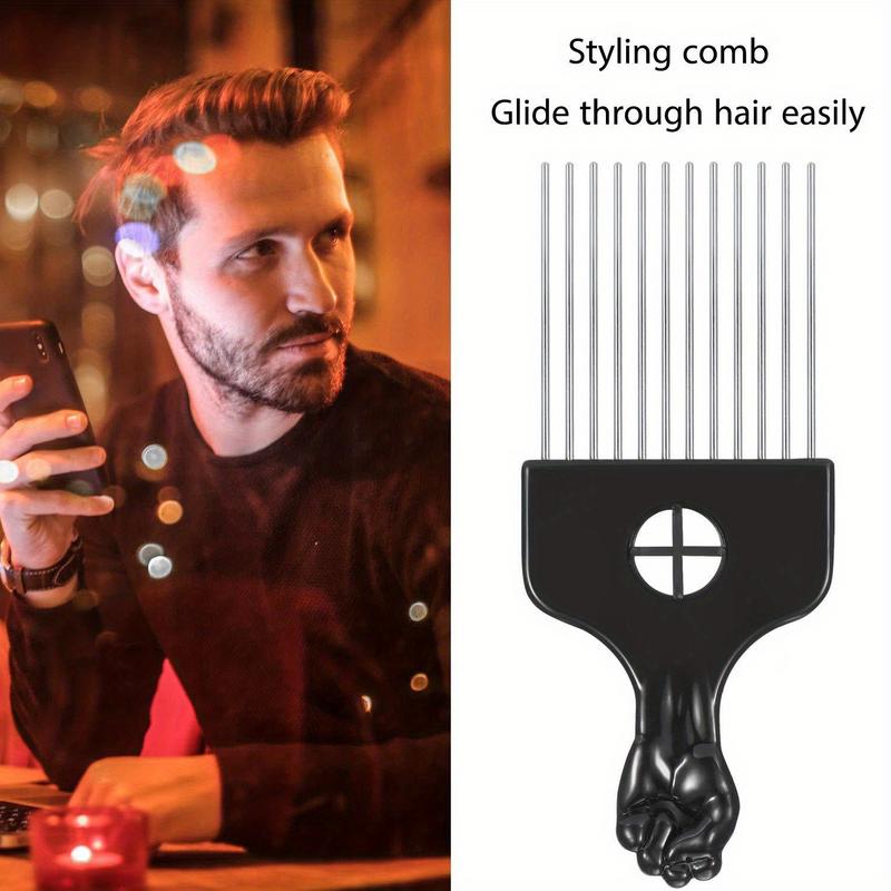 Lot de 2 peignes afro en métal - Afro Pick Comb avis et prix