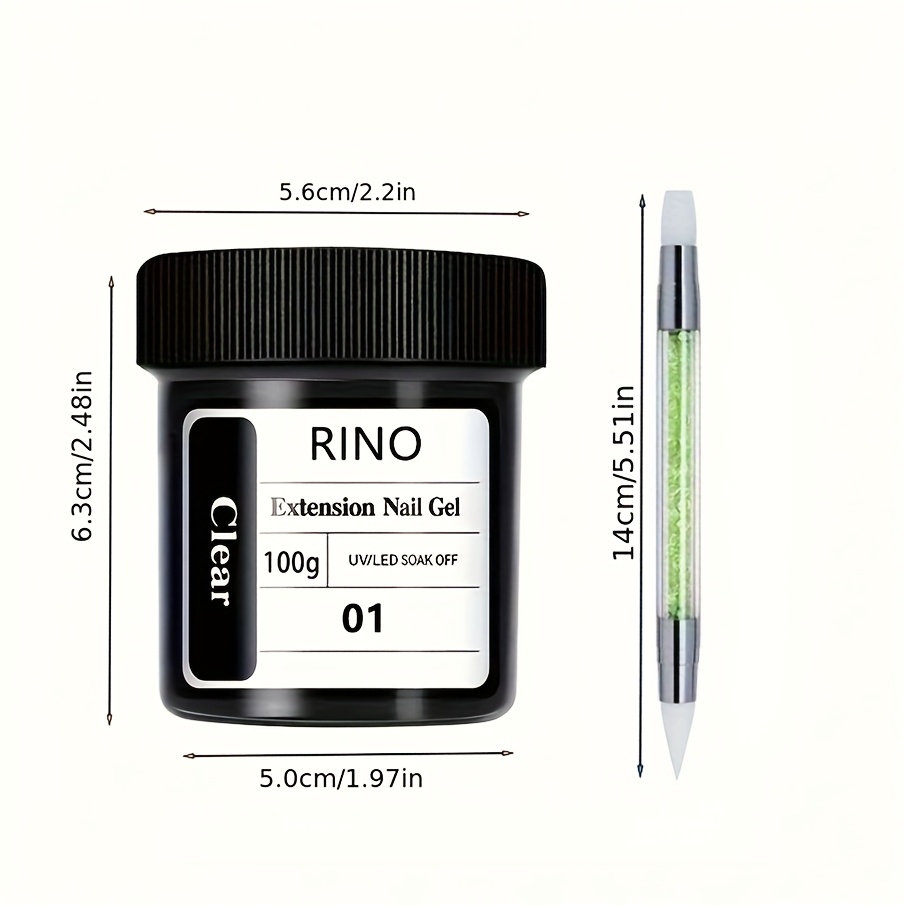 Kit de Gel UV pour Ongles 100g - Hair Care Gel avis et prix