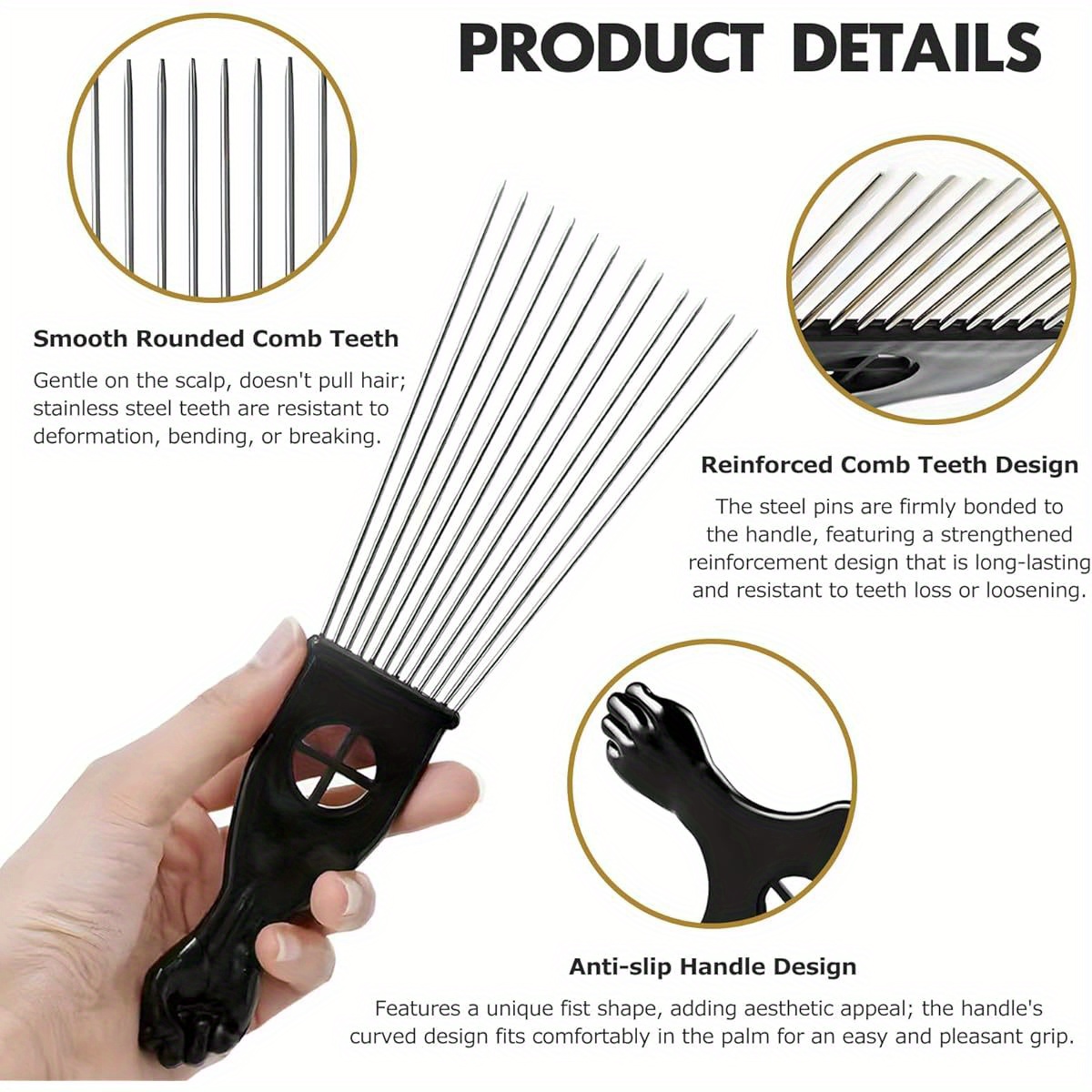 Ensemble de choix de cheveux A - Afro Pick Comb avis et prix