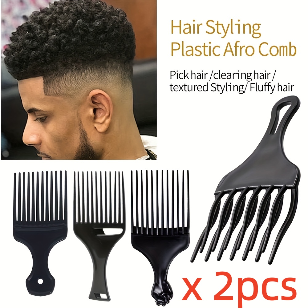 Lot de 2 peignes afro professi - Afro Pick Comb avis et prix