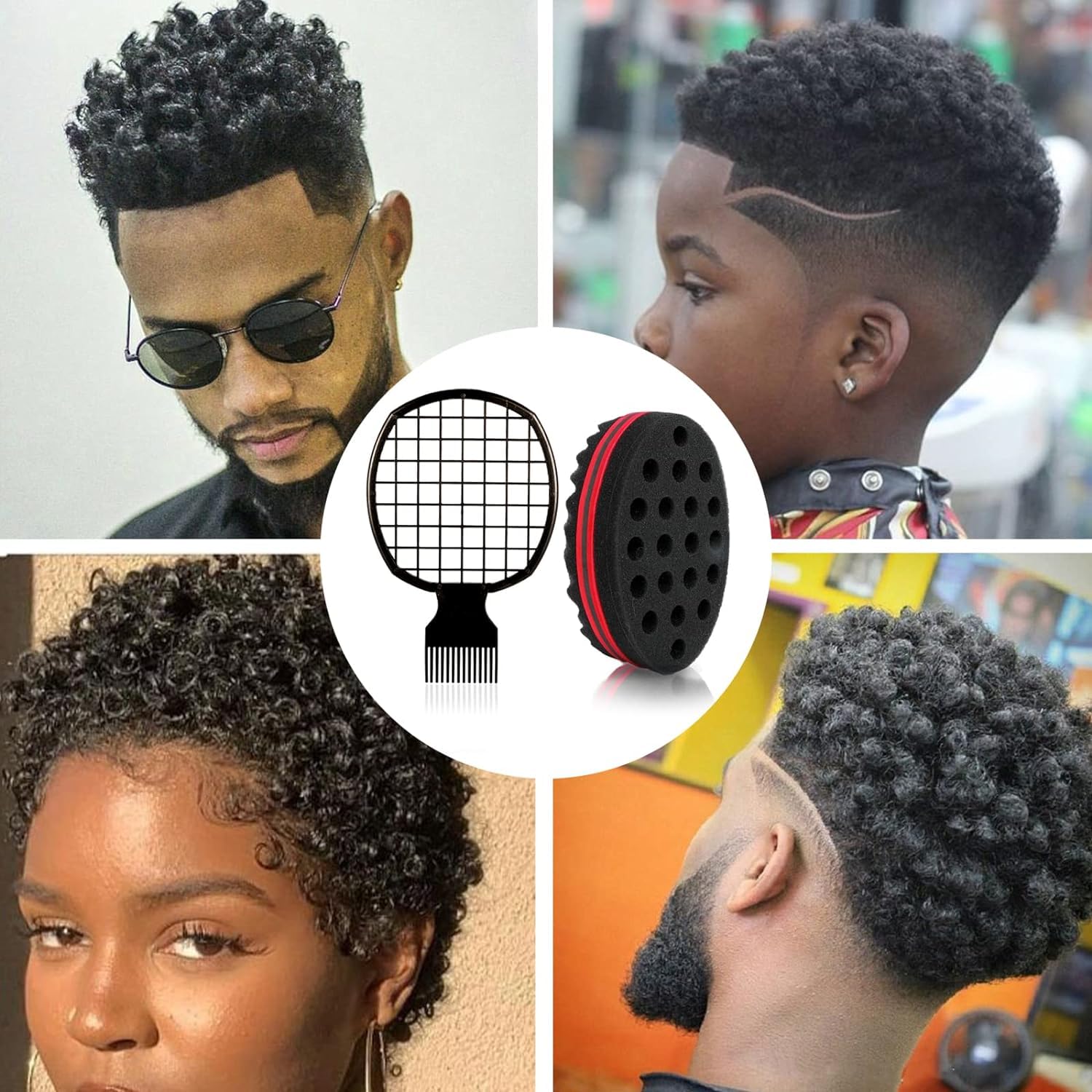 Éponge de peigne à cheveux Afr - Afro Pick Comb avis et prix