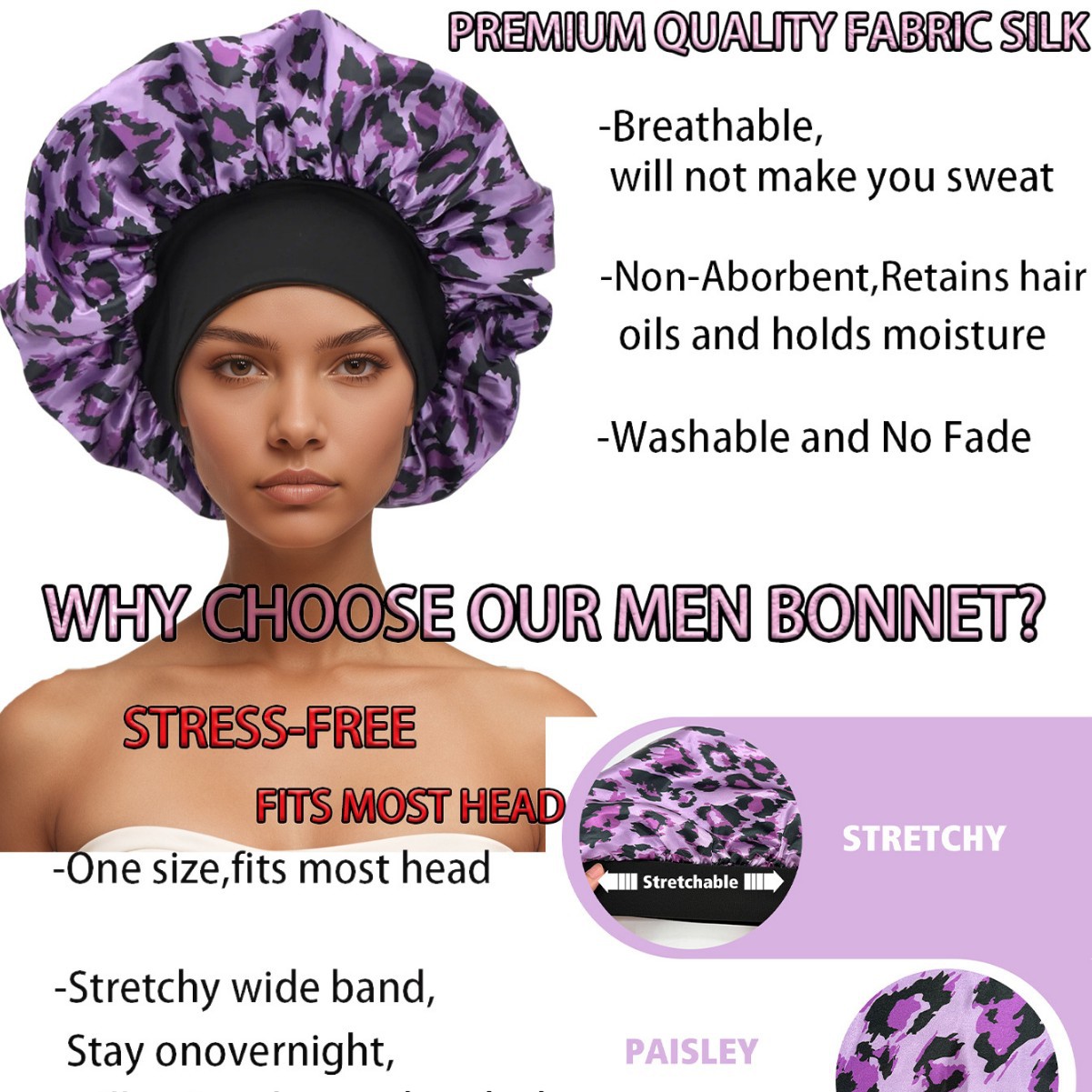 Bonnet rond en soie synthétiqu - Hair Care Sunsilk avis et prix
