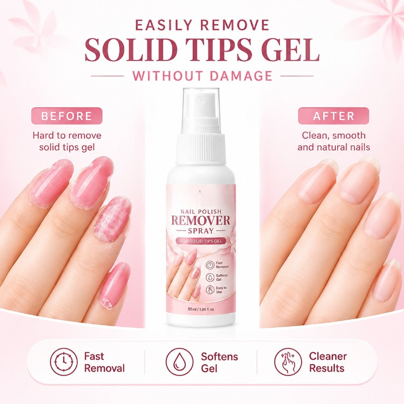 Spray Dissolvant pour Ongles,  - Hair Care Gel avis et prix