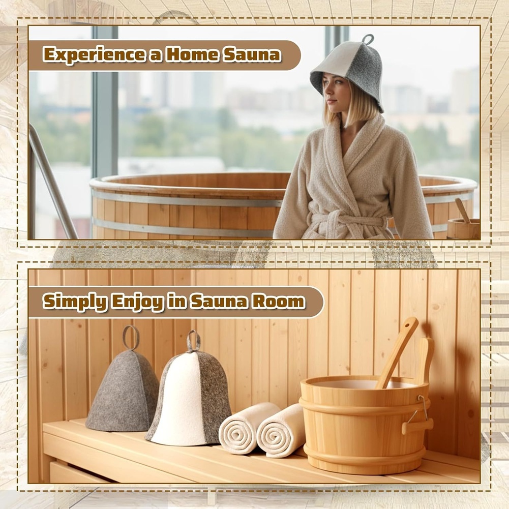 Chapeau de sauna gris pour la  - Hair Care Daily Routine avis et prix