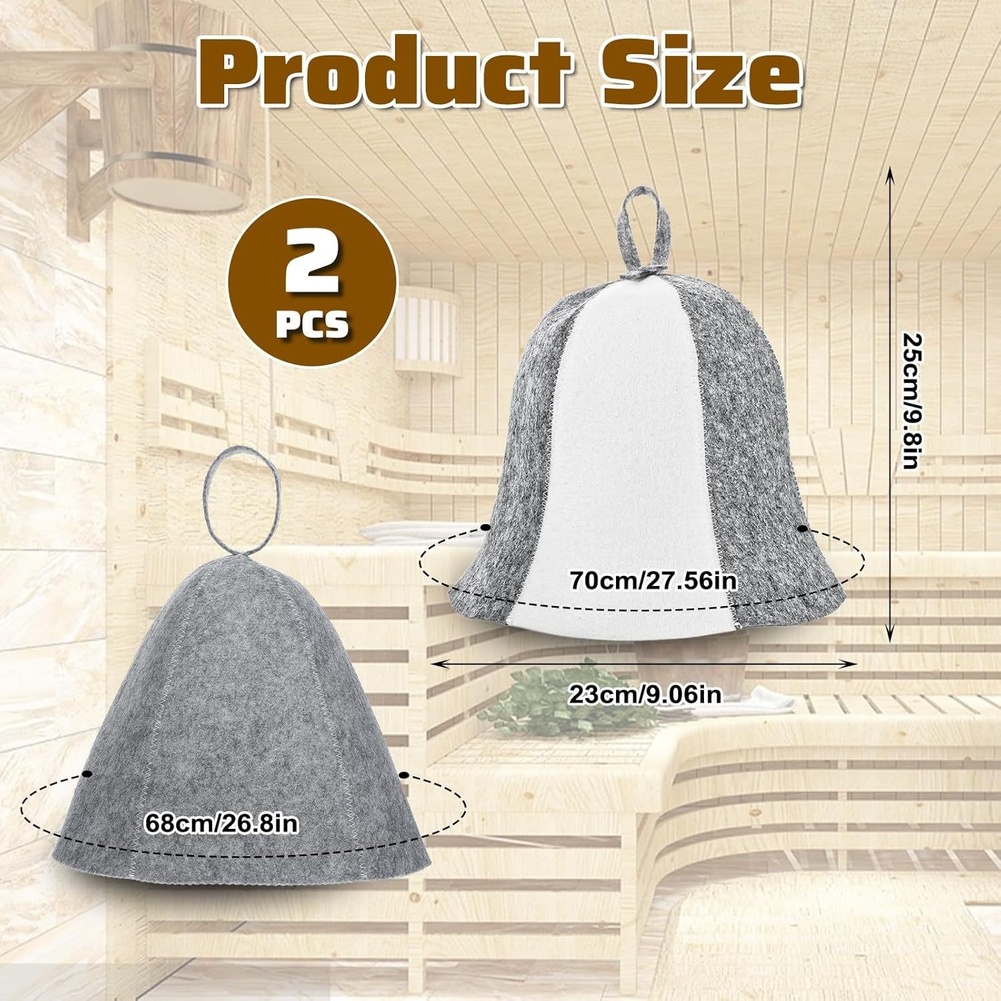 Chapeau de sauna gris pour la  - Hair Care Daily Routine avis et prix